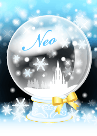 Neo-Snow dome-light blue-