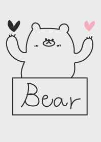 Box bear two hearts g