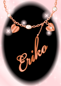 【えりこ】運気UP!名前入りピンクゴールド