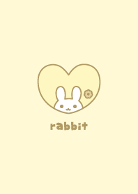うさぎドーナツ[イエロー]