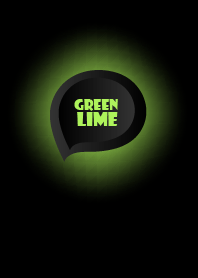 Lime Green Button In Black V.3