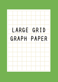 LARGE BEIGE GRID GRAPH PAPER/GREEN/YEL