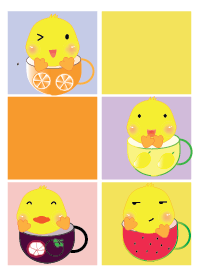 Simple cute duck theme v.7