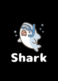 Fluffy Shark Summer B/W 05