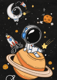 Little Astronaut and New Planet