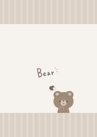 ほんわかくまさん☆ブラウン☆修正版