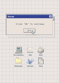 Old Computer 2 (Color)  - Beige Ver.i