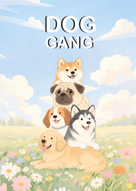 Love Lovely Dog Gang in Flower field(JP)