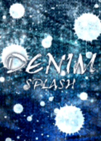 Denim / splash painting