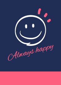 Always happy -Navy&Pink 13-
