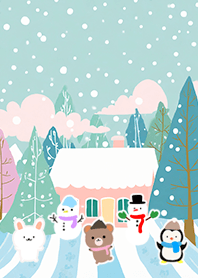 Kawaii scandinavian style(Winter-822)