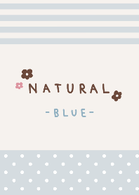 simple natural blue