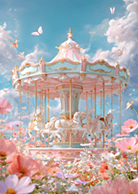 A dreamlike merry-go-round