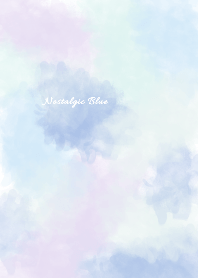 水彩グラデーション（ブルー）