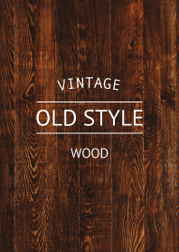 VINTAGE OLD STYLE WOOD