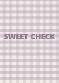 =SWEET CHECK=purplebeige