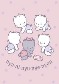 nya・ni・nyu・nye・nyon ชมพูตุ่น