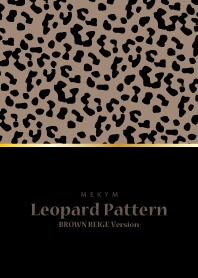 Leopard Pattern 2 -BROWN BEIGE Version-