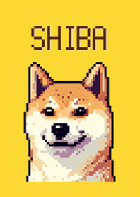 Pixel Art Shiba dog