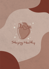 Staying healthy-Xmas(burgundy red)