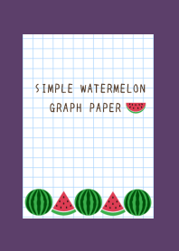 WATERMELON GRAPH PAPERj-DEEP PURPLE