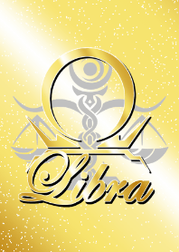 Zodiac signs -Libra2-2 gold-