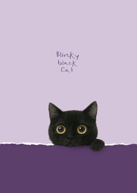 Blinky Black Cat (Dark purple theme)