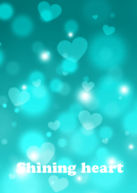 Shining heart(emerald green)