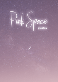 Space pink moon