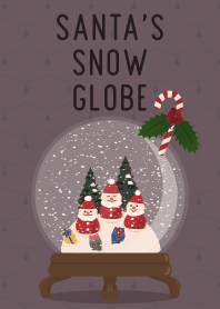 Santa's snow globe + silver [os]