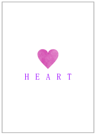 watercolor purple pink-HEART 82