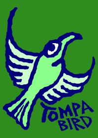 トンパ文字の鳥