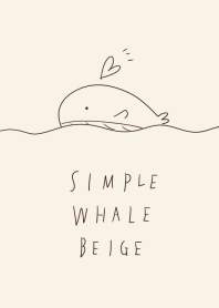 Simple whale beige.