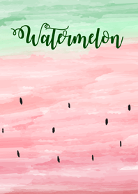 Watermelon water color
