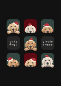 DOGS - Golden retriever - CHRISTMAS