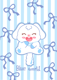 Bear blue world cute