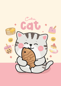 แมวน้อยน่ารัก สีชมพูสวีทเลิฟ!