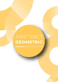 Abstract Geometric Grandis Yellow