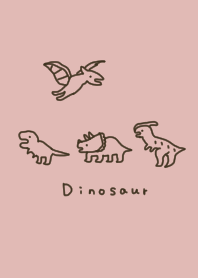 Cute and relaxed dinosaurs.