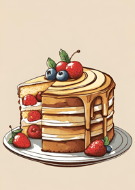 Fluffy Cake Birthday oF75r