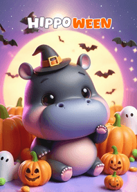 ฮิปโปน้อยน่ารักวันฮาโลวีน 45