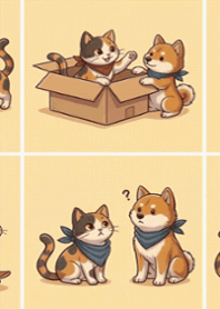 stampAI-ninja animals-Nuyjcf