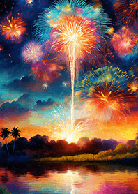 Beautiful Fireworks Theme#649