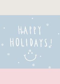 happy holidays smile theme