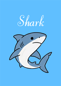 Shark: simple 1 light blue