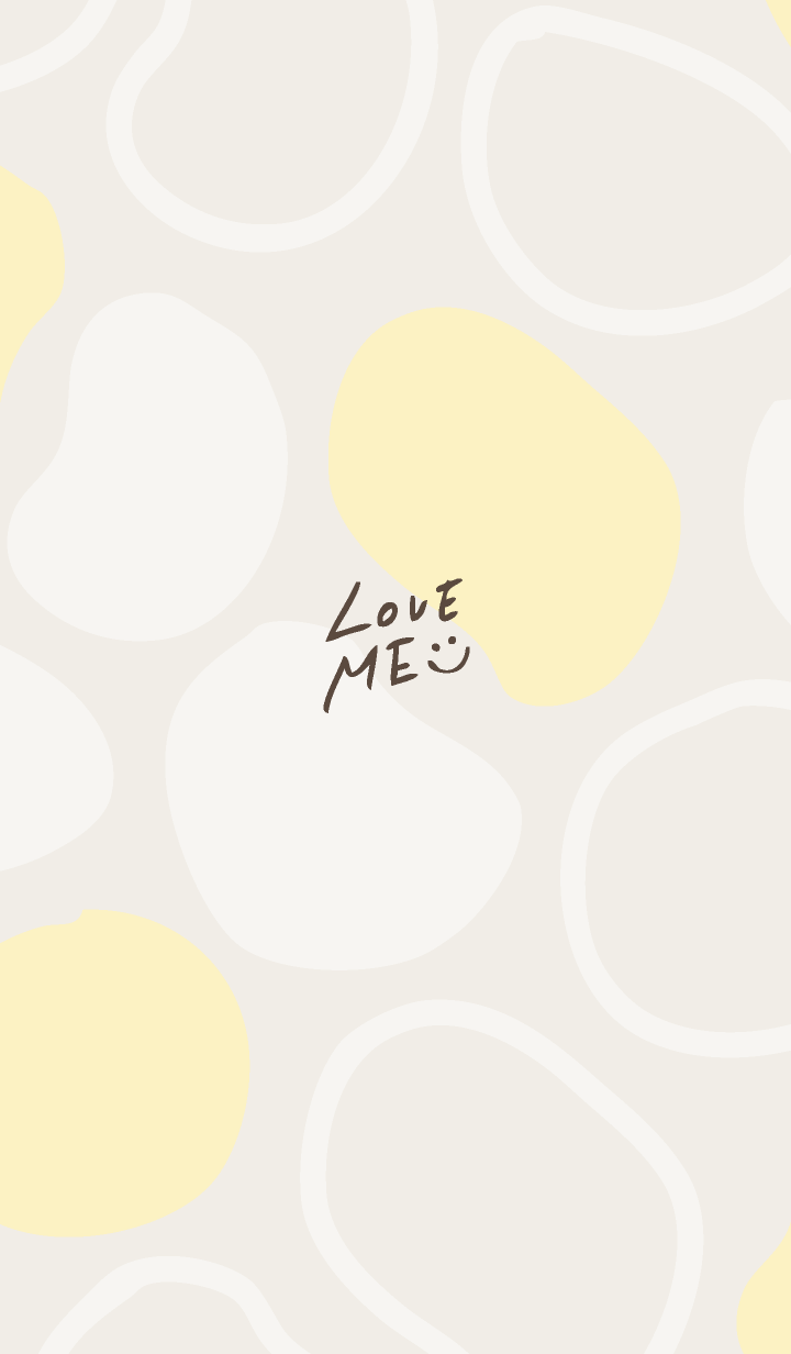 Simple3color Organic Circle yellow5Japan