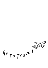 Go To Travel (White)