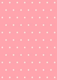 -Polka dots- peachpink