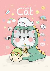 Cat Dino & Seal Cutie