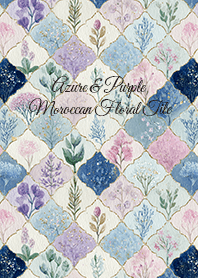 静寂を紡ぐペールカラーのフラワータイル